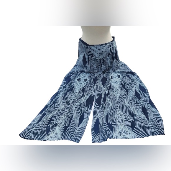 Leifsdottir Anthropologie Abstract Print Wide Leg Pants | Palazzo | Size 12 - Picture 5 of 8